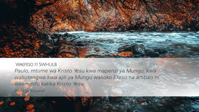 Waefeso 1:1 SWHULB Bible Verse Image