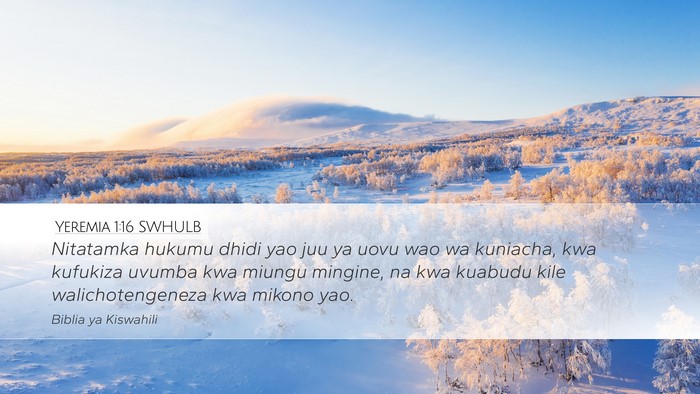 Yeremia 1:16 SWHULB Bible Verse Image
