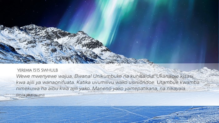 Yeremia 15:15 SWHULB Bible Verse Image