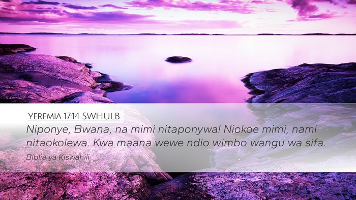 Yeremia 17:14 SWHULB Bible Verse Image
