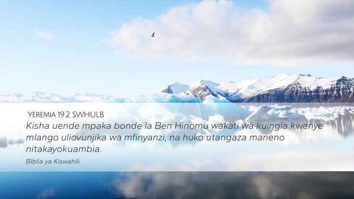 Yeremia 19:2 SWHULB Bible Verse Image