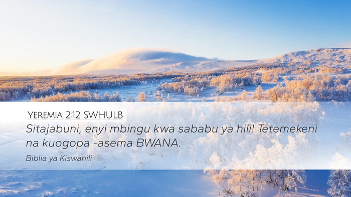 Yeremia 2:12 SWHULB Bible Verse Image