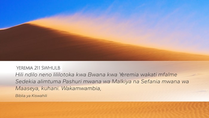 Yeremia 21:1 SWHULB Bible Verse Image
