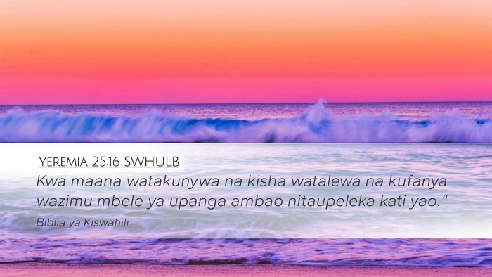 Yeremia 25:16 SWHULB Bible Verse Image