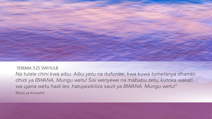 Yeremia 3:25 SWHULB Bible Verse Image