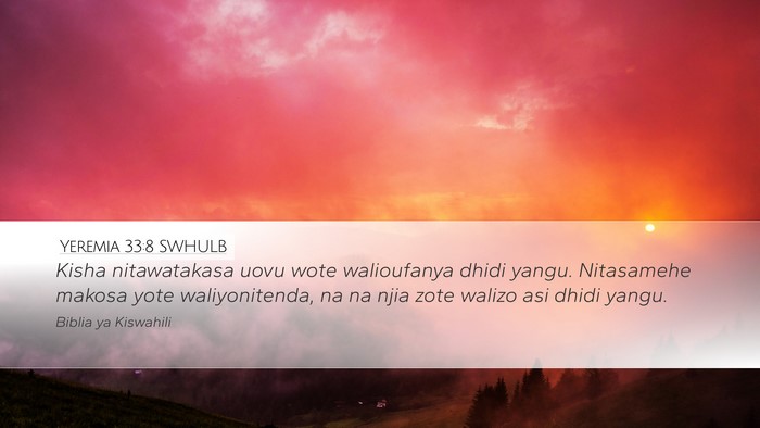 Yeremia 33:8 SWHULB Bible Verse Image