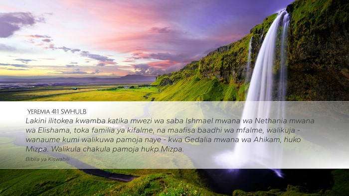 Yeremia 41:1 SWHULB Bible Verse Image