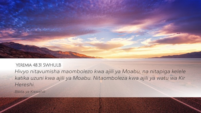 Yeremia 48:31 SWHULB Bible Verse Image