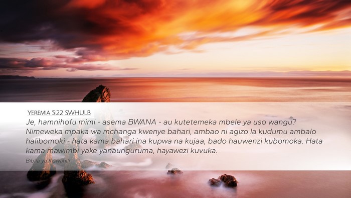 Yeremia 5:22 SWHULB Bible Verse Image