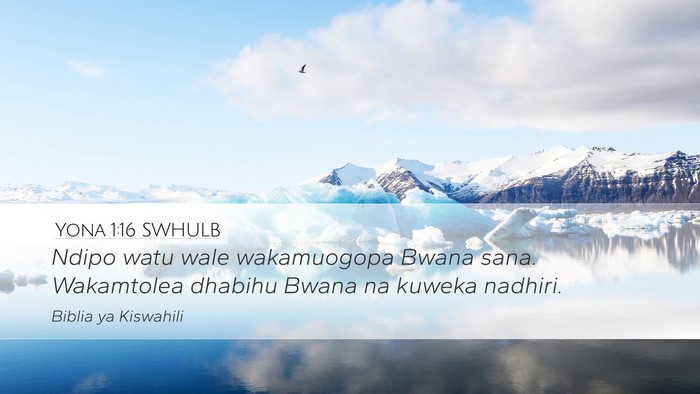 Yona 1:16 SWHULB Bible Verse Image