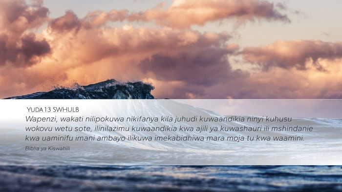 Yuda 1:3 SWHULB Bible Verse Image