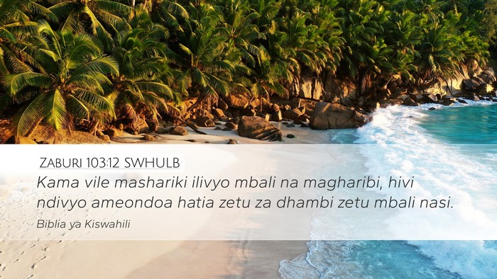 Zaburi 103:12 SWHULB Bible Verse Image