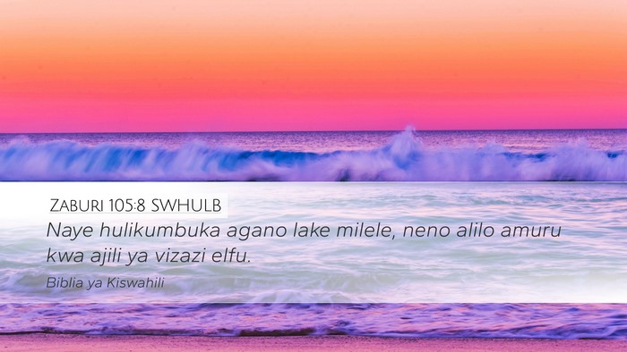 Zaburi 105:8 SWHULB Bible Verse Image