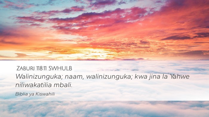 Zaburi 118:11 SWHULB Bible Verse Image