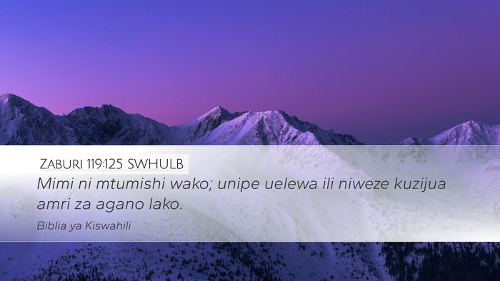 Zaburi 119:125 SWHULB Bible Verse Image