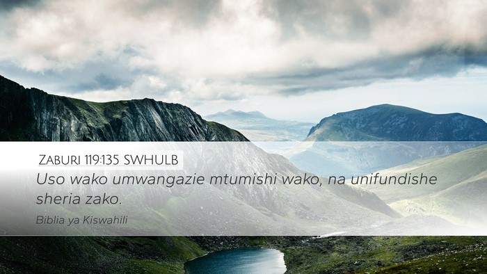 Zaburi 119:135 SWHULB Bible Verse Image