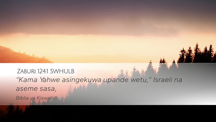 Zaburi 124:1 SWHULB Bible Verse Image