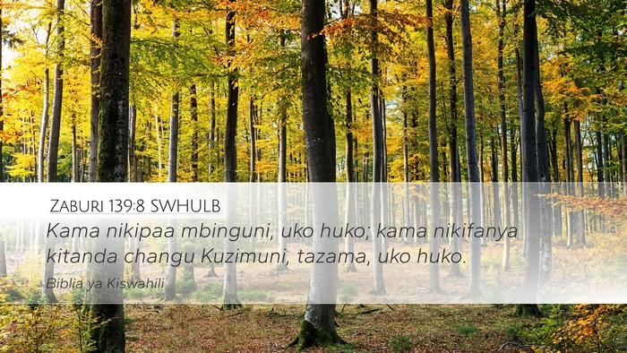 Zaburi 139:8 SWHULB Bible Verse Image