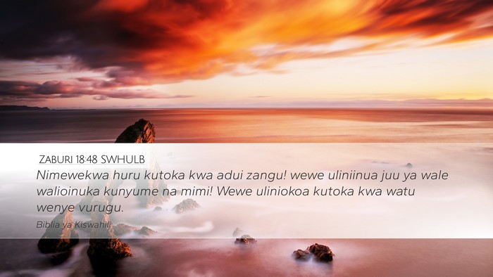 Zaburi 18:48 SWHULB Bible Verse Image