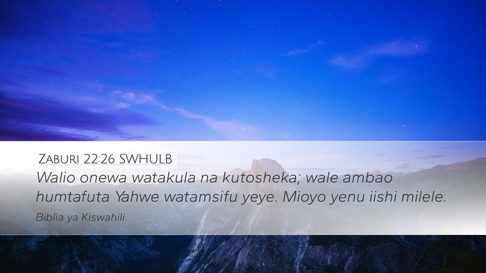 Zaburi 22:26 SWHULB Bible Verse Image
