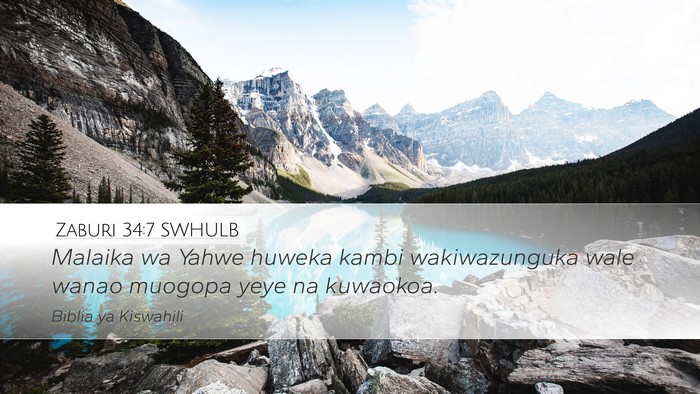 Zaburi 34:7 SWHULB Bible Verse Image
