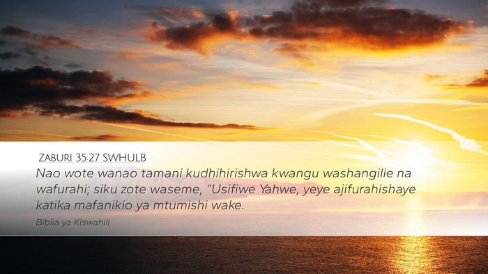 Zaburi 35:27 SWHULB Bible Verse Image