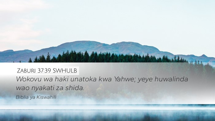 Zaburi 37:39 SWHULB Bible Verse Image