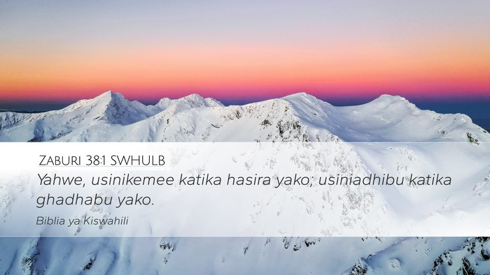 Zaburi 38:1 SWHULB Bible Verse Image