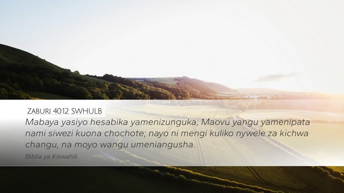 Zaburi 40:12 SWHULB Bible Verse Image