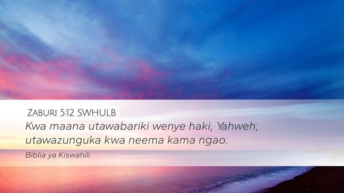 Zaburi 5:12 SWHULB Bible Verse Image