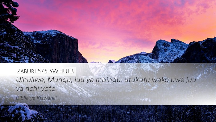 Zaburi 57:5 SWHULB Bible Verse Image