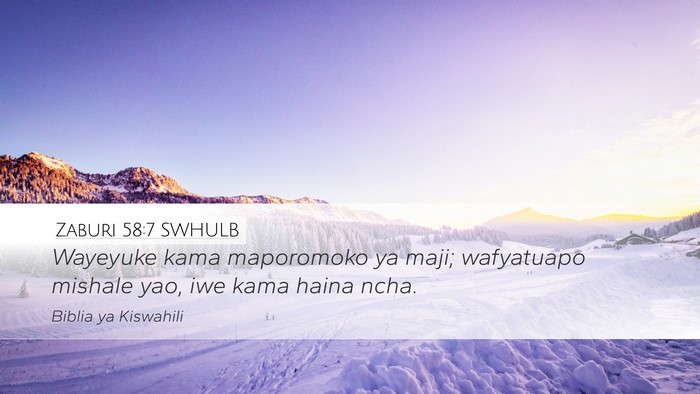 Zaburi 58:7 SWHULB Bible Verse Image