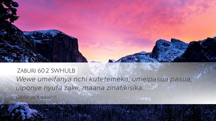 Zaburi 60:2 SWHULB Bible Verse Image