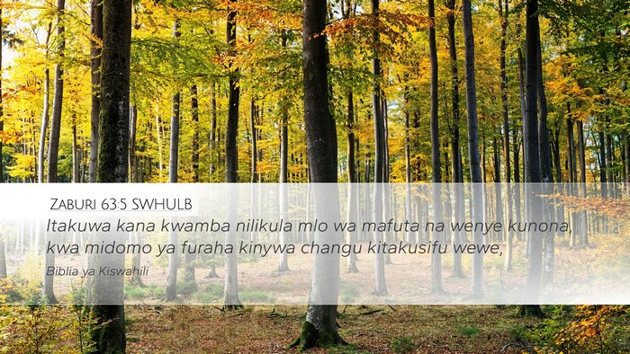 Zaburi 63:5 SWHULB Bible Verse Image