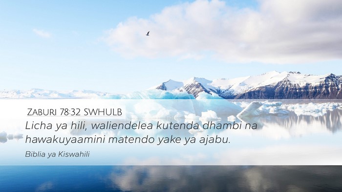 Zaburi 78:32 SWHULB Bible Verse Image