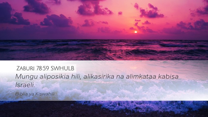 Zaburi 78:59 SWHULB Bible Verse Image