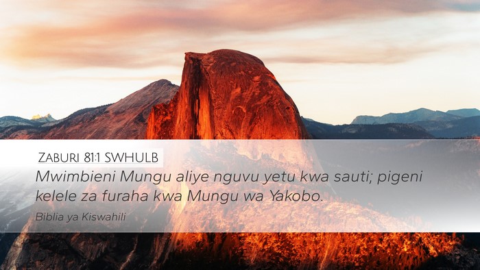 Zaburi 81:1 SWHULB Bible Verse Image
