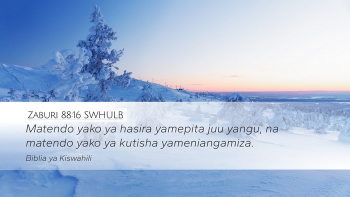 Zaburi 88:16 SWHULB Bible Verse Image