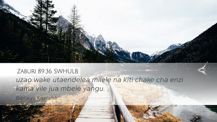 Zaburi 89:36 SWHULB Bible Verse Image