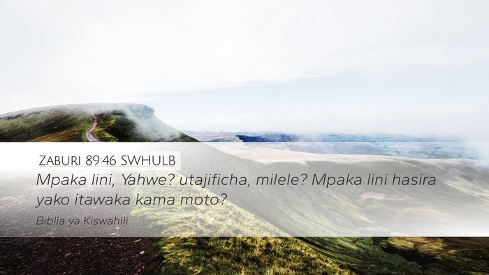 Zaburi 89:46 SWHULB Bible Verse Image