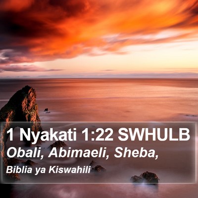 1 Nyakati 1:22 SWHULB Bible Verse Image