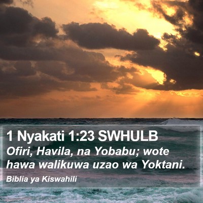 1 Nyakati 1:23 SWHULB Bible Verse Image