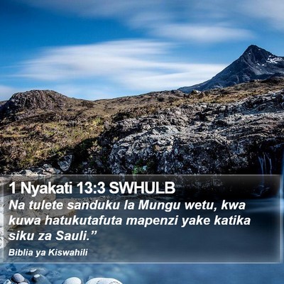 1 Nyakati 13:3 SWHULB Bible Verse Image