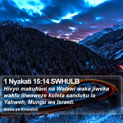 1 Nyakati 15:14 SWHULB Bible Verse Image