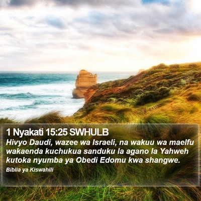 1 Nyakati 15:25 SWHULB Bible Verse Image