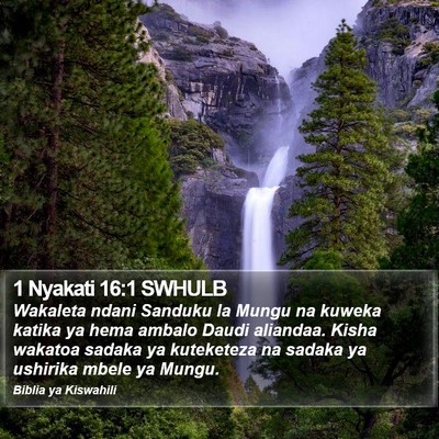 1 Nyakati 16:1 SWHULB Bible Verse Image