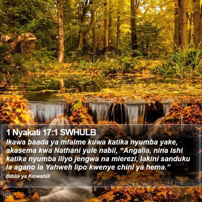 1 Nyakati 17:1 SWHULB Bible Verse Image