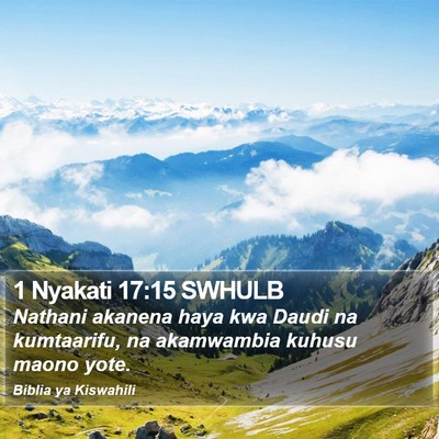 1 Nyakati 17:15 SWHULB Bible Verse Image