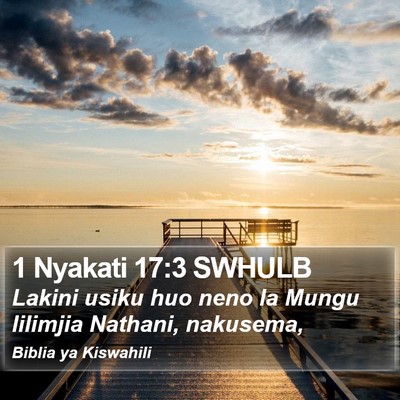 1 Nyakati 17:3 SWHULB Bible Verse Image