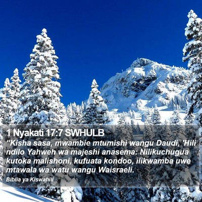 1 Nyakati 17:7 SWHULB Bible Verse Image